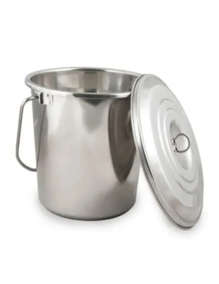 Ведро 8 л нерж. с кр. МН-192/А в интернет гипермаркете «Планета Лета». Фото