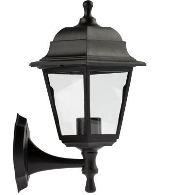 Светильник садово-парковый ЭРА "Леда1" черный, прозрачное стекло НБУ 06-60-001 в интернет гипермаркете «Планета Лета». Фото