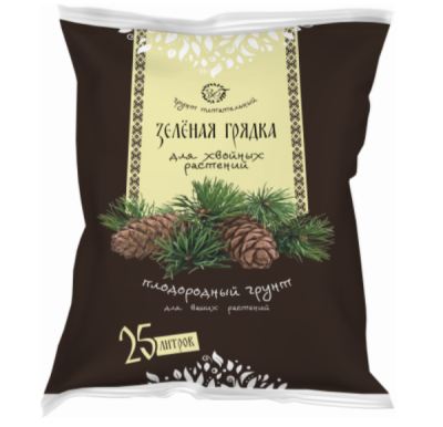 Грунт Зеленая грядка для хвойных 25л нов агро в интернет гипермаркете «Планета Лета». Фото