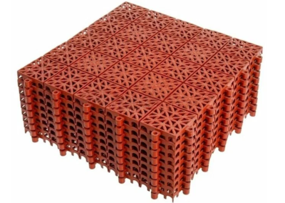 Покрытие модульное 33х33 см 9 шт/упак терракотовое в интернет гипермаркете «Планета Лета». Фото