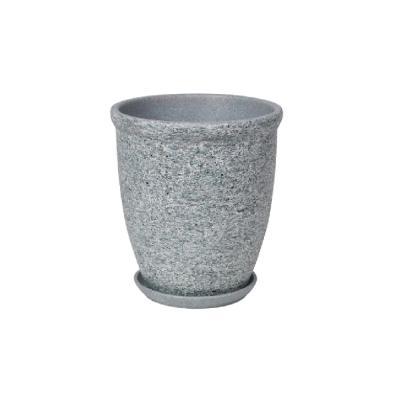 Горшок Габро серый готика шнур d26, h26.5см, 10,2л в интернет гипермаркете «Планета Лета». Фото