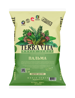 Грунт Живая Земля Пальма-Фикус-Драцена 5 л в интернет гипермаркете «Планета Лета». Фото