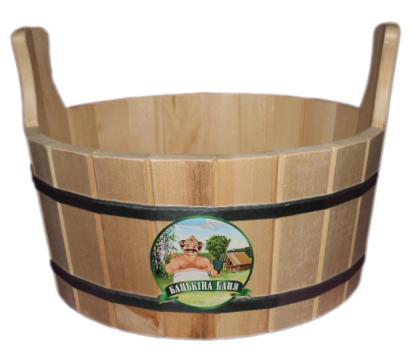 Ушат/шайка 15л с одной ручкой TM "Бацькина баня" в интернет гипермаркете «Планета Лета». Фото