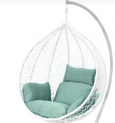 Кресло подвесное AFM-168A-L White/Green в интернет гипермаркете «Планета Лета». Фото