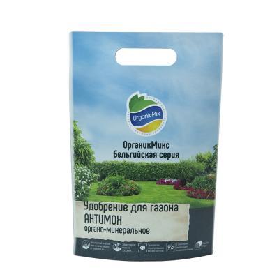 Удобрение ОрганикМикс  для газонов "Антимох" "Бельгийская серия" 750гр в интернет гипермаркете «Планета Лета». Фото