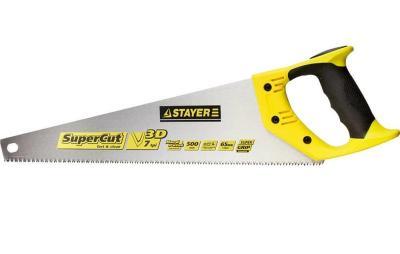 Ножовка STAYER SuperCut универс 7 TPI 500 мм 1512-50 в интернет гипермаркете «Планета Лета». Фото