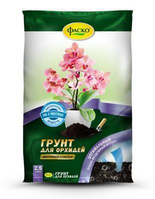 Почвогрунт Фаско® Орхидея Специализированный 2,5л в интернет гипермаркете «Планета Лета». Фото