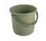 Ведро "Люкс" 10л оливковый 00-00000521 в интернет гипермаркете «Планета Лета». Фото