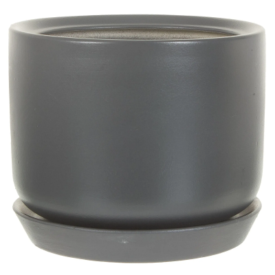 Горшок КК Орфей серый d24, h29см, 12л в интернет гипермаркете «Планета Лета». Фото