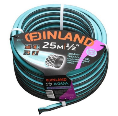 2301 FINLAND SELVA Шланг поливочный 25м, диаметр 1/2 в интернет гипермаркете «Планета Лета». Фото