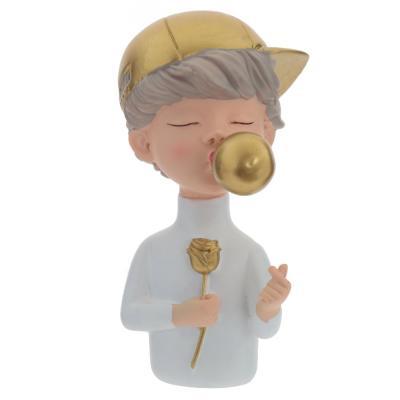 Фигурка декор Мальчик и пузырь 13 см 756164 в интернет гипермаркете «Планета Лета». Фото