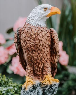 Фигура Орел на пне большой H-56см ФП324 в интернет гипермаркете «Планета Лета». Фото