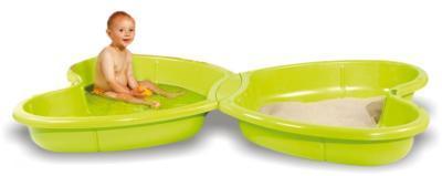 Песочница-бассейн Крыло бабочки 1 половина Пл-С179 в интернет гипермаркете «Планета Лета». Фото