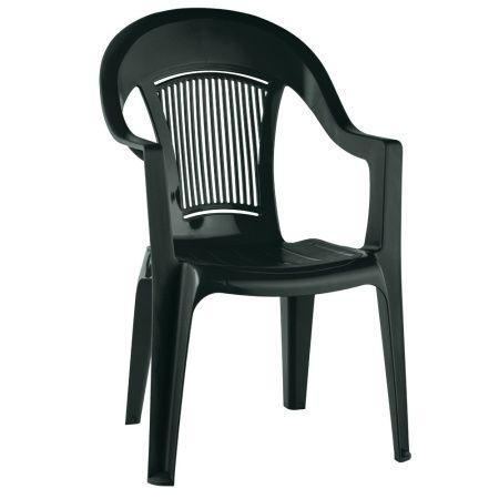 Кресло пластик Элластик темно-зеленое 00-00000319 в интернет гипермаркете «Планета Лета». Фото