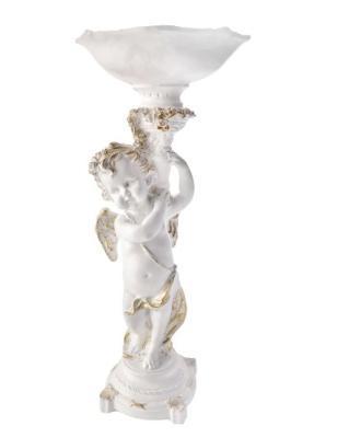 Фигура Ангел держит чашу справа Н-46см,L-20см,В-18м F1313 в интернет гипермаркете «Планета Лета». Фото