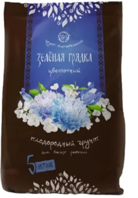 Грунт Зеленая грядка Цветочный  5л в интернет гипермаркете «Планета Лета». Фото