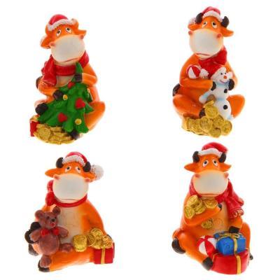 Фигурка декоративная Бык L4 W4 H6 см 753954 нг Remeco Collection в интернет гипермаркете «Планета Лета». Фото Фигурка декоративная Бык L4 W4 H6 см 753954 нг в интернет гипермаркете «Планета Лета». Фото