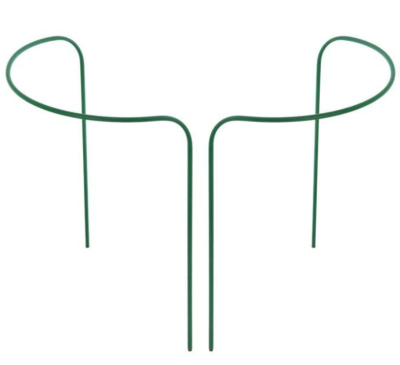 Кустодержатель металл в пвх d-10 мм круг большой h-0,9 м d-0,8 м компл 2 полукруга 'Урожайная сотка' в интернет гипермаркете «Планета Лета». Фото