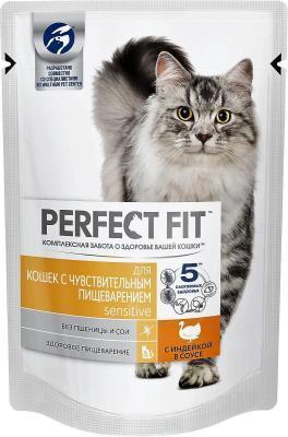 Корм PERFECT FIT д/взр кош чувст пищ инд 85г в интернет гипермаркете «Планета Лета». Фото