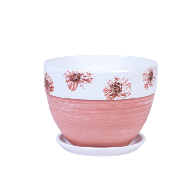 Горшок Каприфоль брусника овал борт d12, h8,5см, 0,5л в интернет гипермаркете «Планета Лета». Фото