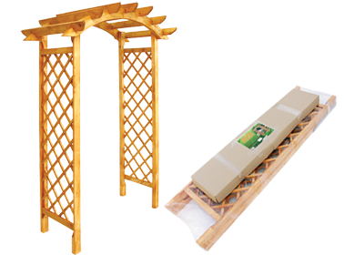 Арка садовая деревянная А874 в интернет гипермаркете «Планета Лета». Фото