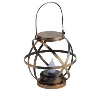 Садовый светильник подвесной с ручкой Лофт металл 26 см ЭРА ERASFM-01 в интернет гипермаркете «Планета Лета». Фото