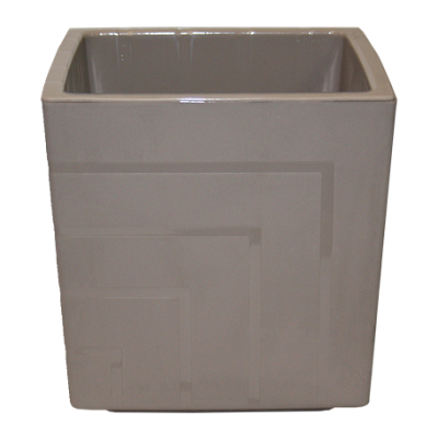 Кашпо Квадро фраппе d16; h16см 3,3л КВ16-90 в интернет гипермаркете «Планета Лета». Фото