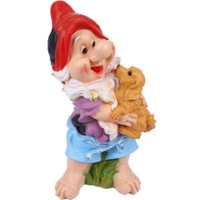 Фигура Гном с собачкой H-55см в интернет гипермаркете «Планета Лета». Фото