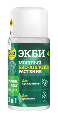 БИО-комплекс ЭКБИ 4 для листвы и стволов кустарников и деревьев 50мл в интернет гипермаркете «Планета Лета». Фото