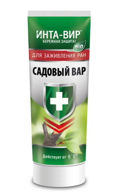 Средство для заживления ран Вар садовый Инта-Вир® в тубе 100г (15шт.) ИНТА-ВИР в интернет гипермаркете «Планета Лета». Фото Средство для заживления ран Вар садовый Инта-Вир® в тубе 100г (15шт.) в интернет гипермаркете «Планета Лета». Фото