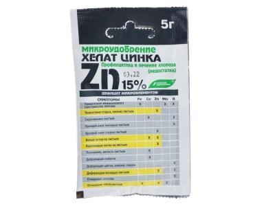 Хелат цинка БХЗ, 5г в интернет гипермаркете «Планета Лета». Фото