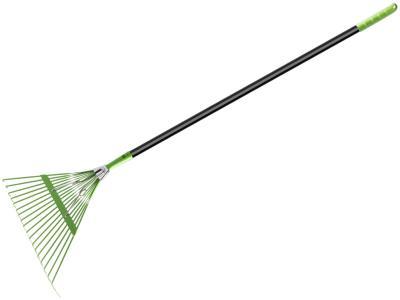 0502-ч ЦИ Грабли веерные 460х1540 мм, 18 зубьев, с компенсатором, стальной черенок в интернет гипермаркете «Планета Лета». Фото