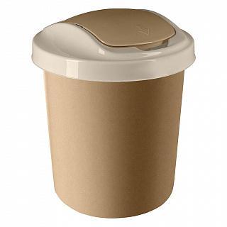 Контейнер для мусора Vogue 12 л кофейный SVIP в интернет гипермаркете «Планета Лета». Фото Контейнер для мусора Vogue 12 л кофейный в интернет гипермаркете «Планета Лета». Фото
