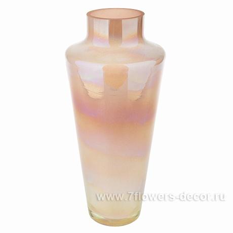 Ваза "Бальмунг Адалин" (стекло) D13xH30 см Розовый в интернет гипермаркете «Планета Лета». Фото