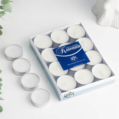 Свеча чайная 24 шт в уп в интернет гипермаркете «Планета Лета». Фото