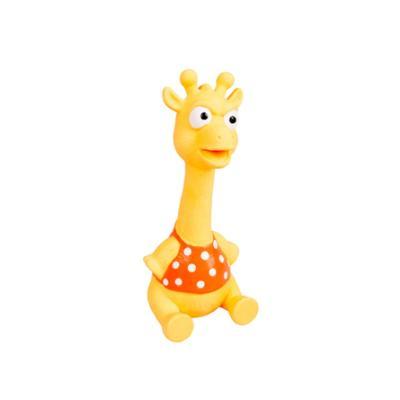 Karlie-Flamingo Игрушка д/с сидящий жираф 19 см, латекс (уп-ка 4 шт) в интернет гипермаркете «Планета Лета». Фото