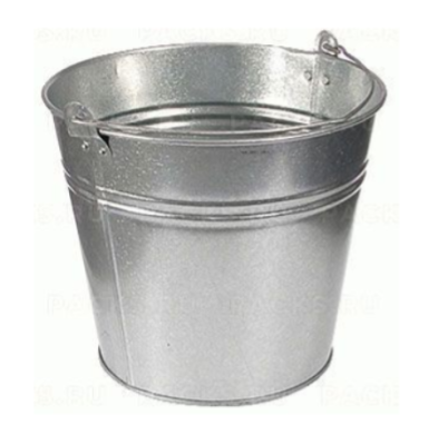 Ведро оцинкованное 12 л ГОСТ (Магнитогорск) в интернет гипермаркете «Планета Лета». Фото