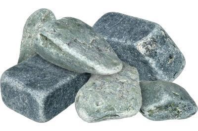 Камень "Нефрит", обвалованный, средняя фракция (70-140 мм), в коробке 10 кг "Банные штучки" в интернет гипермаркете «Планета Лета». Фото