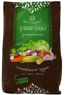 Грунт Зеленая грядка Универсальный  5л в интернет гипермаркете «Планета Лета». Фото