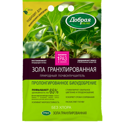Зола Добрая сила гранулированная 2кг в интернет гипермаркете «Планета Лета». Фото