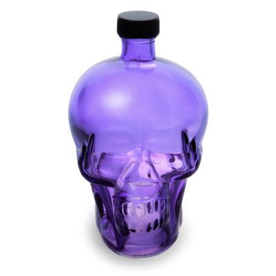 Бутылка 0,74л "Череп" GJA Фиолетовая (WS1302 - F2) (15) в интернет гипермаркете «Планета Лета». Фото