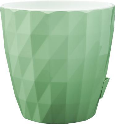 Кашпо Соло "RUBY" (3л.) Цв. Зелёный (Арт. КШ-6453) в интернет гипермаркете «Планета Лета». Фото