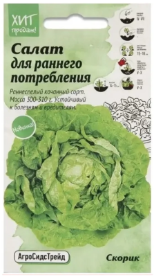 Салат Скорик 1 г АСТ в интернет гипермаркете «Планета Лета». Фото