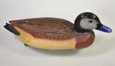 Водоплавающая фигура Утка пластик 41х16х19см А026