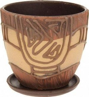 Горшок В/О "Водоворот" керам №3 в интернет гипермаркете «Планета Лета». Фото