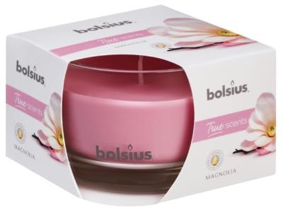 Свеча Болсус в стекле 90*63 Магнолия в интернет гипермаркете «Планета Лета». Фото