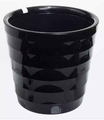 Горшок Лаура черный, d30, h30см, 16,6л с вкл. ЛР30-75 в интернет гипермаркете «Планета Лета». Фото