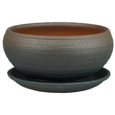 Плошка Оникс графит d17см, h9см,  1,2л 51-143 в интернет гипермаркете «Планета Лета». Фото