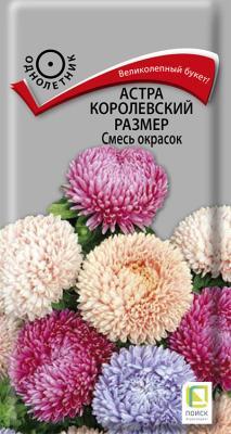 Астра королевский размер Смесь окрасок (ЦВ) 0,1гр. в интернет гипермаркете «Планета Лета». Фото