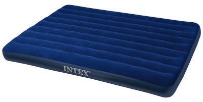Кровать надувная Queen Downy Bed с ножным насосом INTEX 152х203х22 64763 в интернет гипермаркете «Планета Лета». Фото